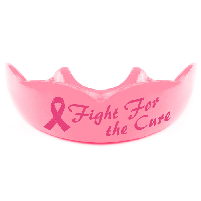 Pink Fight For The Cure Moldable Mouthguard with Case